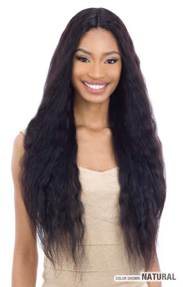 SHAKE N GO FREE TRESS 100% HUMAN HAIR LACE FRONT WIG- DEEP WAVE 30